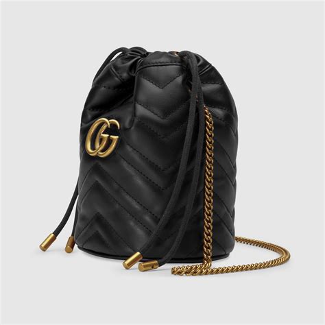 gucci shopper nera|borsa gucci a secchiello.